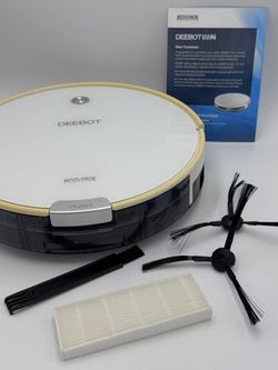 ECOVACS Robotics - Deebot Robot Vacuum - White - DM82