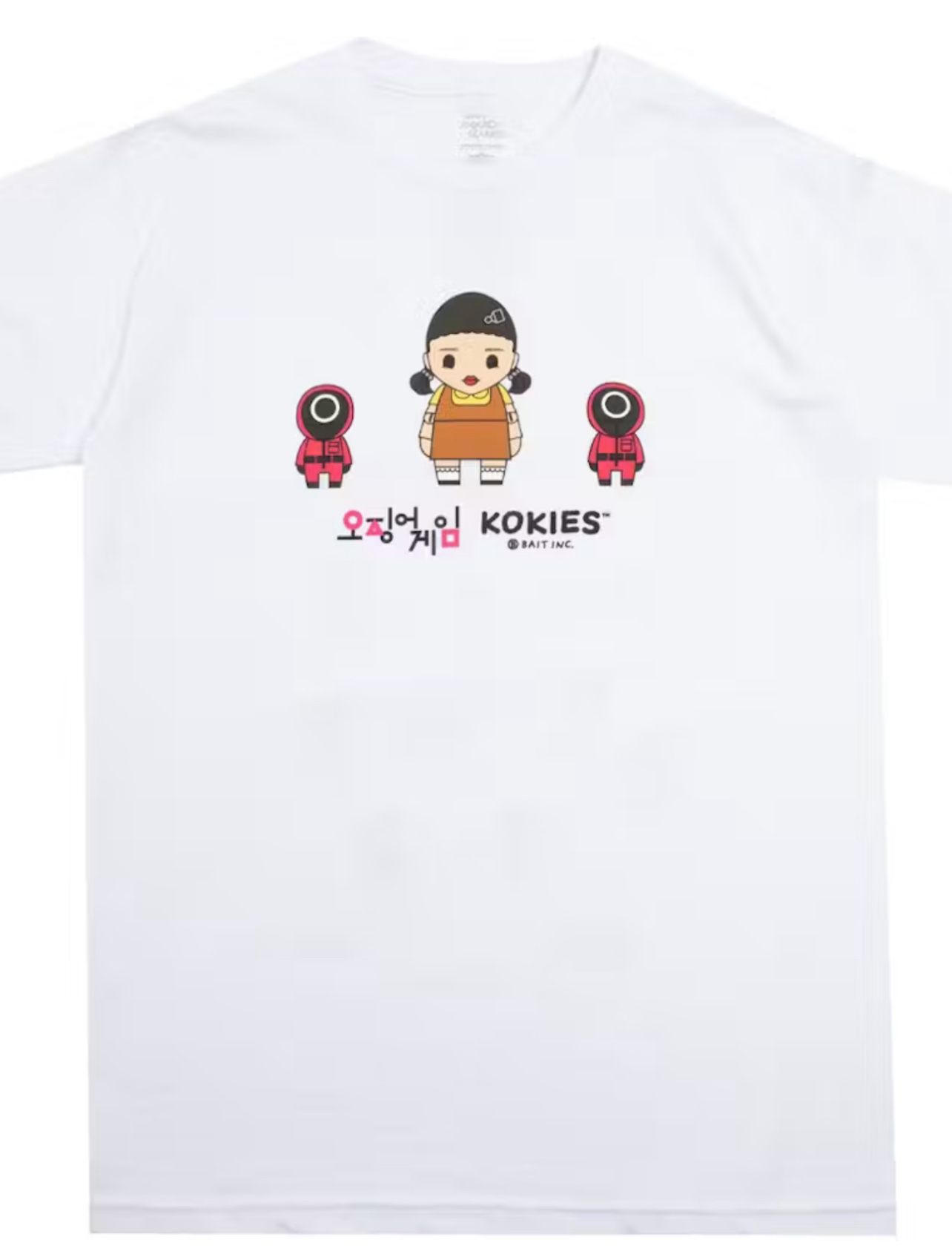 BAIT  X KOKIES X Squid Game  Red Light Green Light Tee)  MENS Size XXL