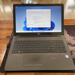 Hp 15” Windows 11 6th Gen 8GB RAM 240gb ssd