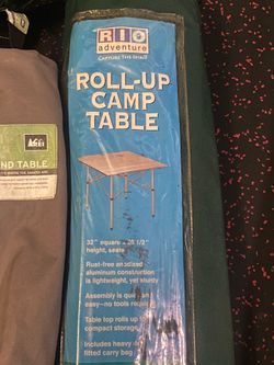 Rio Adventure Roll-Up Camp Table