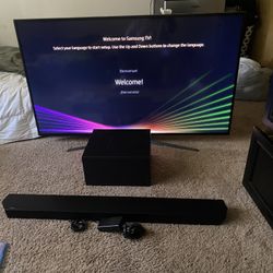 Samsung Smart Tv And Sound System 