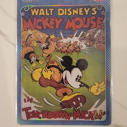 2023 Kakawow Hot Box Disney Mickey Mouse Touchdown Mickey Blue Poster HDM-HB-13