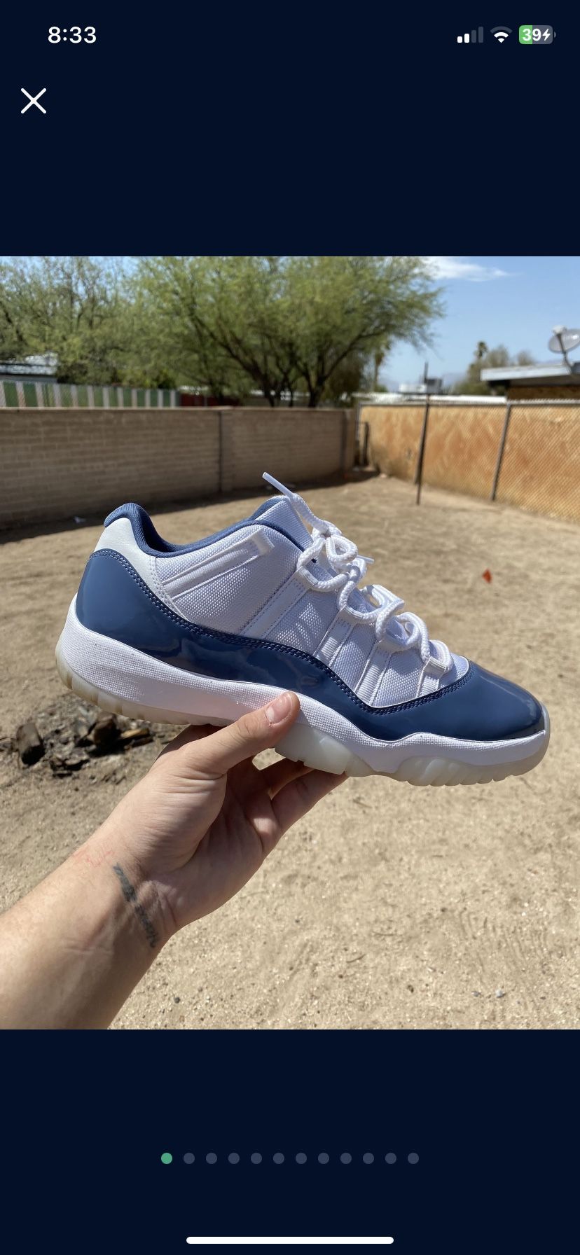 RETRO 11low Undiff Size 12