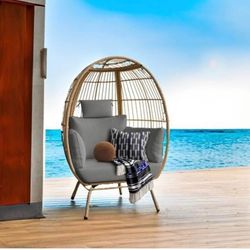Egg Rattan Chair