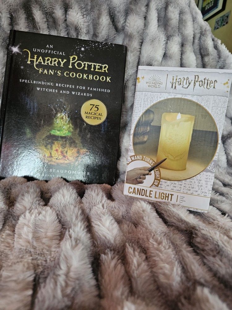 Harry Potter Recipe Book And Candle