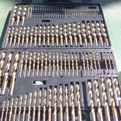 115pc Titanium Drill Bit Set
