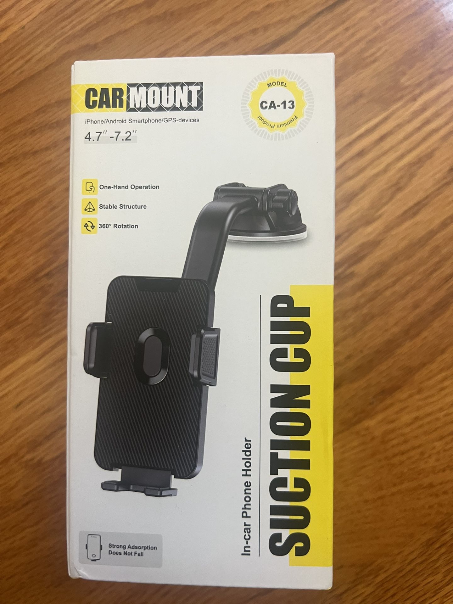 suction cup phone mount for car
