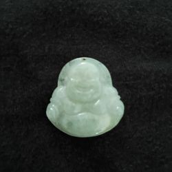 Laughing Buddha Pendant- Jade