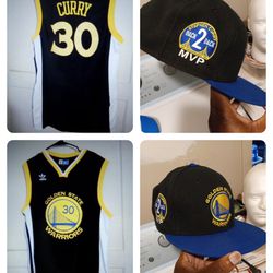 Curry Jersey..XXL/Xxxl +MVP Cap