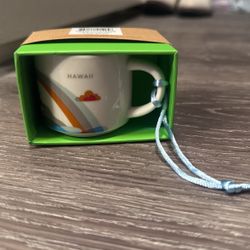 Hawaii Starbucks Ornament Mug