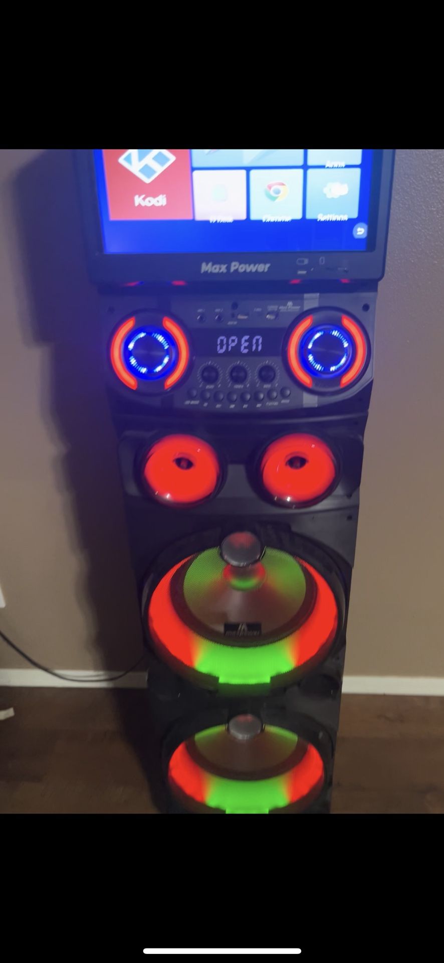 Max Power Limited Edition Karaoke Bluetooth Speaker 