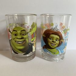 2007 McDonald’s Shrek the Third collector glass cups