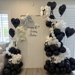 Bow Balloon Garland 