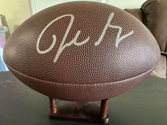 Drake Maye signed New England Patriots autographed Wilson NFL football w/COA 929