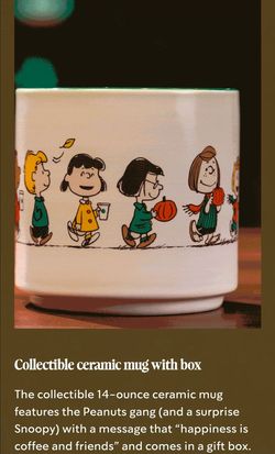 Snoopy x Starbucks