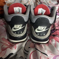 Jordan 3 retro og black cement shoes