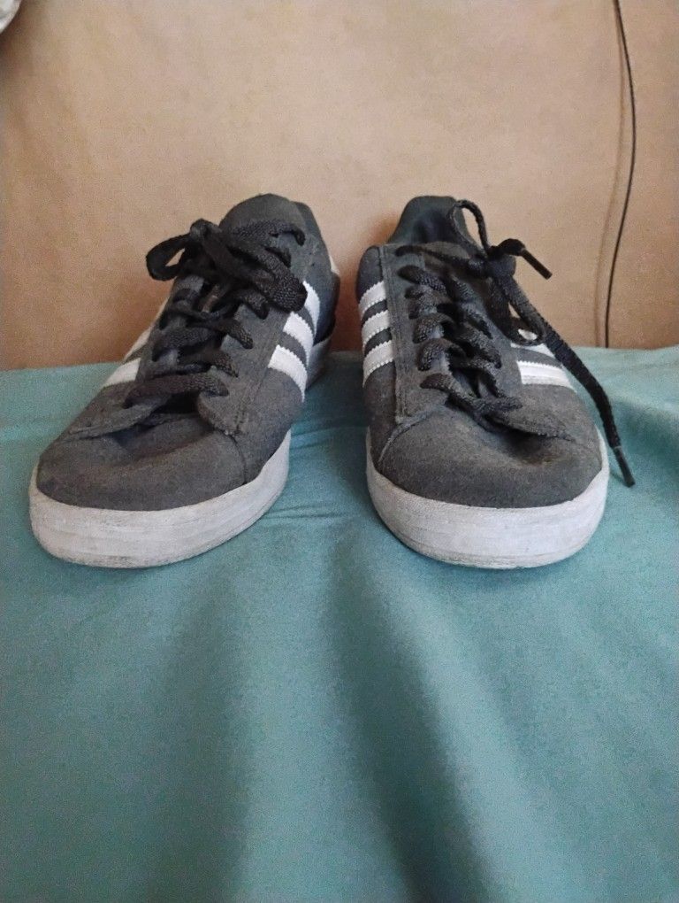 Gray Adidas Campus ADV Grey Sneakers Women's Size 11 Pre-Owned