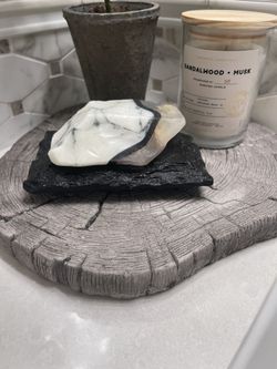 8in X8 In Grey, Decor Riser Or Stepping Stone 