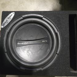 10" Subwoofer In Ported Box