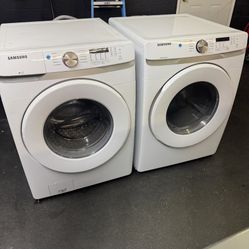 White Front Load Washer And Dryer Set