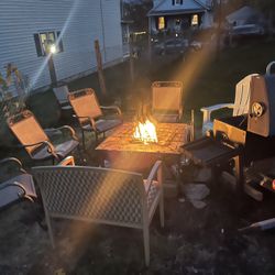 Fire Table With Chairs 