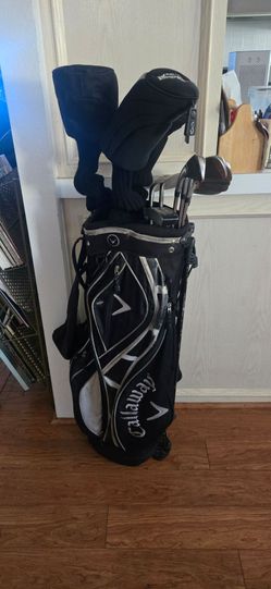 Men's Complete Golf Set with Callaway Golf Bag, Right Handed.