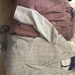 2 mens suits
