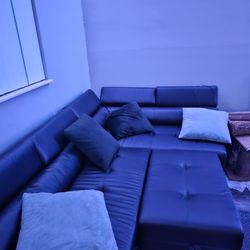 Menomonie Faux Leather Sectional