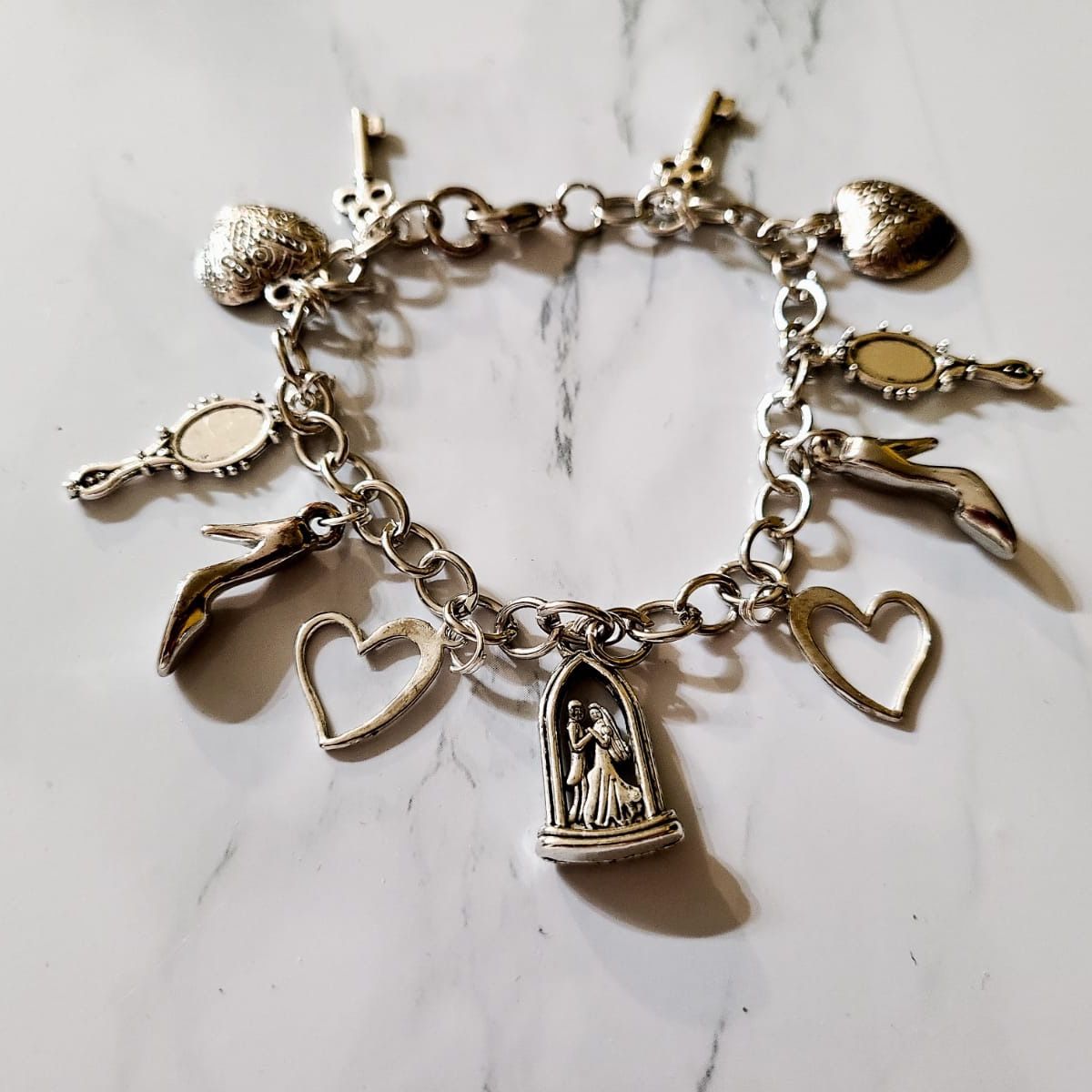 Bride Charm Bracelet Handmade