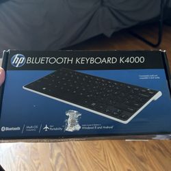 HP Bluetooth Keyboard K 4000. New In box