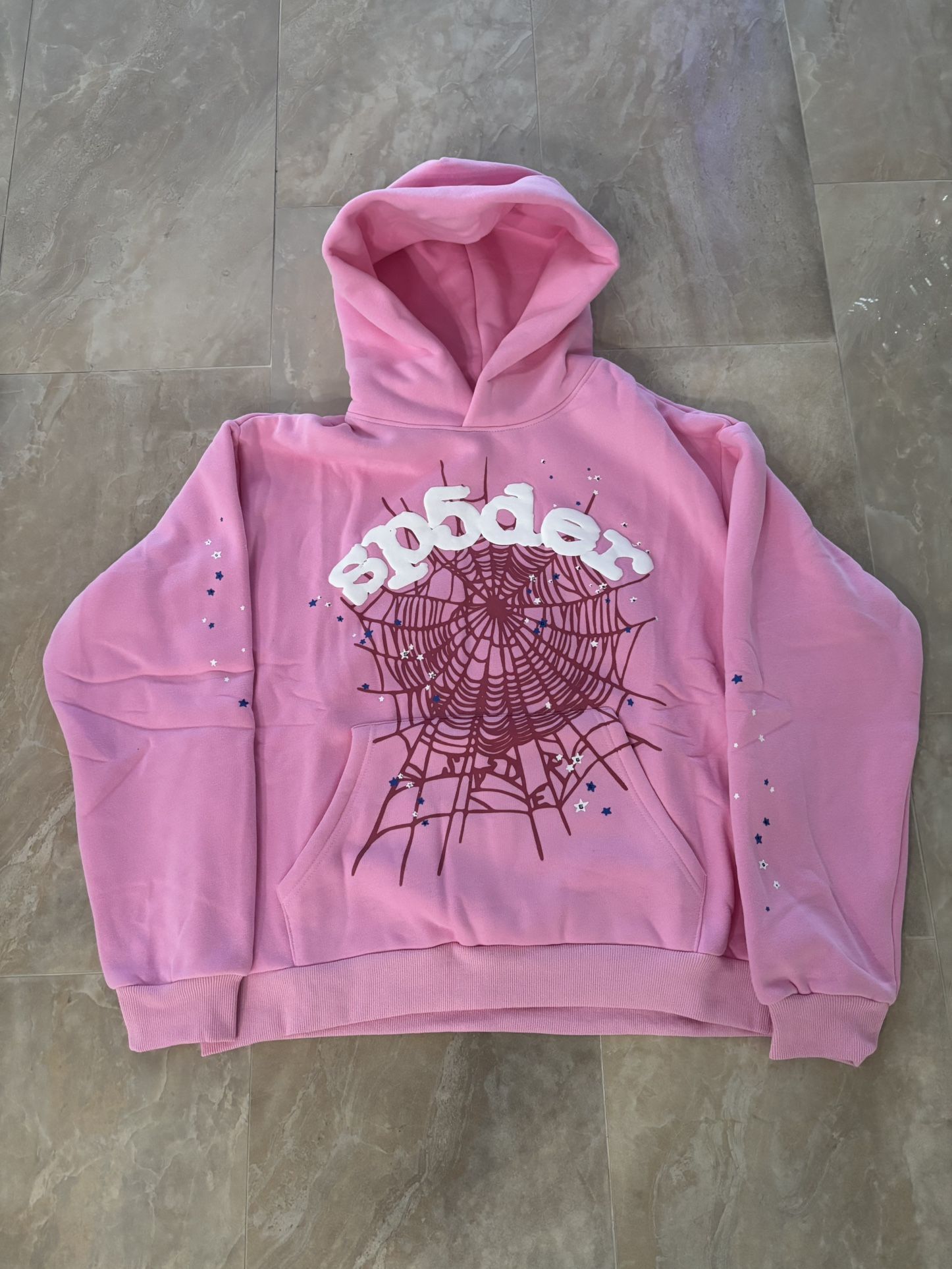 Pink Sp5der Hoodie Brand New Size Medium
