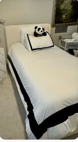 Twin storage bed & mattress