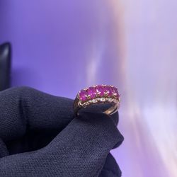 14K RUBY RING 