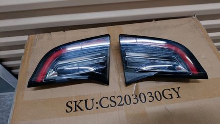 2017-2023 TESLA MODEL 3 LEFT & RIGHT INNER TRUNK TAIL LIGHT TAIL LAMP OEM