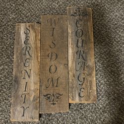 wooden sign 