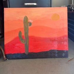 Original Landscape Oil Painting Signed By Artist