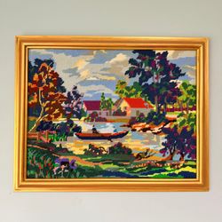 Vintage French Needlepoint