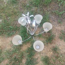 Chandelier wired must install