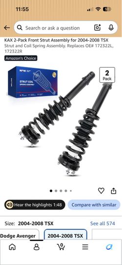 strut and coil springs  - NEW IN BOX!