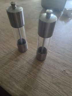 Salt and pepper shakers