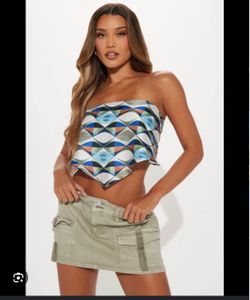 In Sequence Handkerchief Top