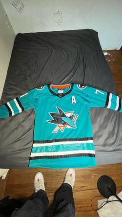 San Jose sharks home jersey celebrini