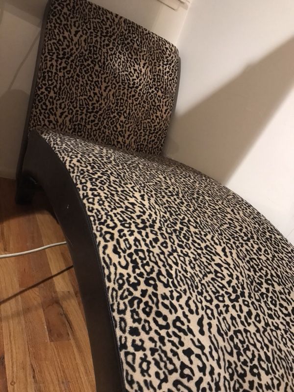 love seat leather And cheetah