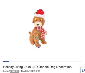 Golden doodle Christmas Decor 