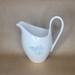 Marcrest Vintage Stetson Blue Spruce Hand Decorated Creamer Small Pitcher