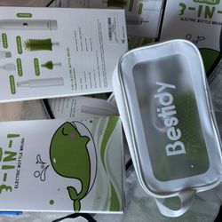 Baby Bottle Cleaner Electric Brush 