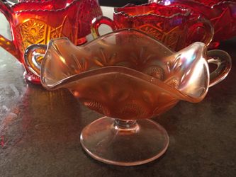 Carnival Glass Candy Dish