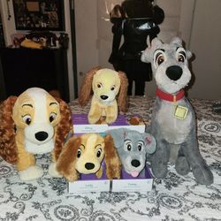 Disney Lady And The Tramp Plush