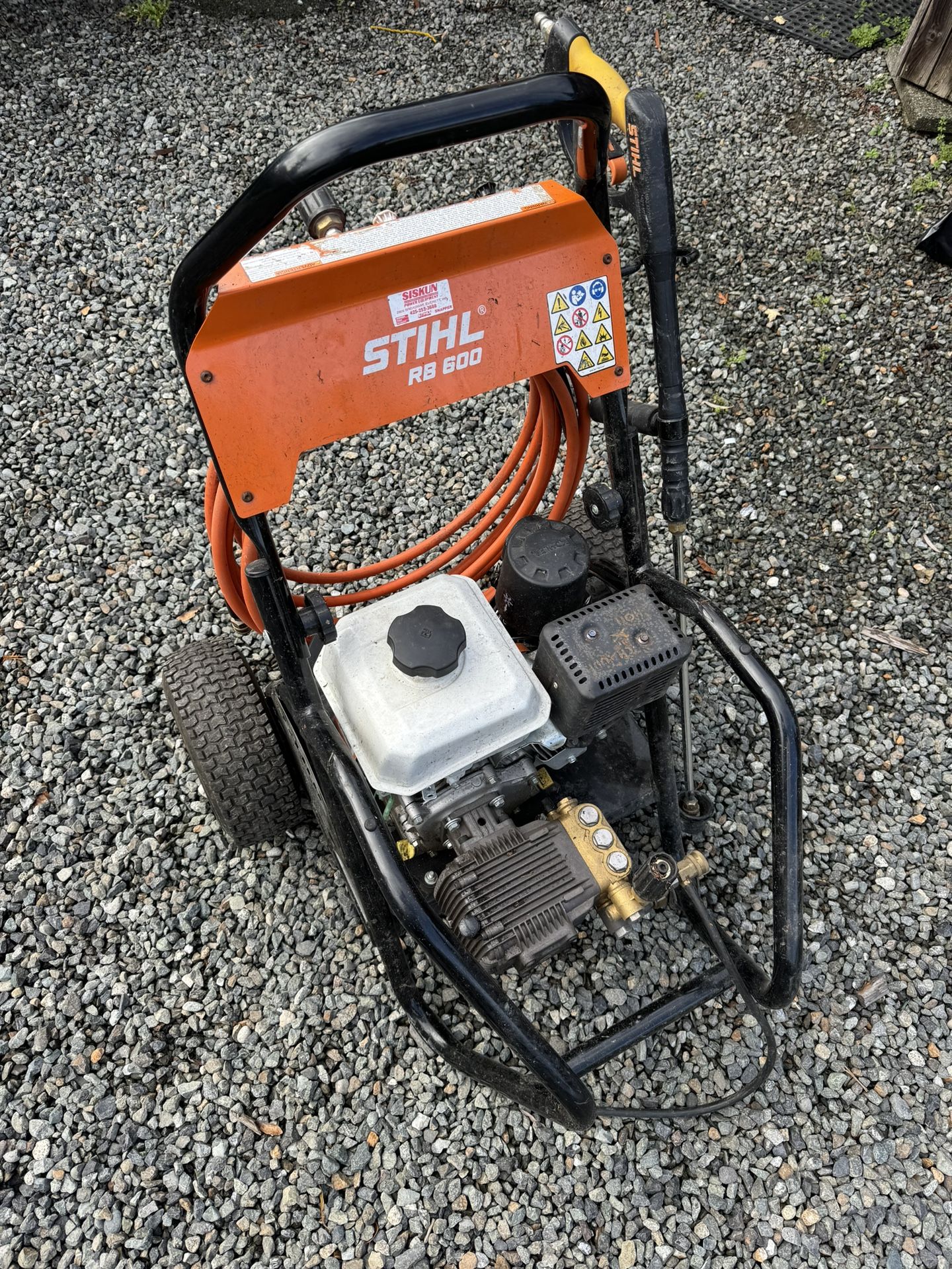 STIHL RB (contact info removed) psi Gas 3 gpm I Pressure Washer