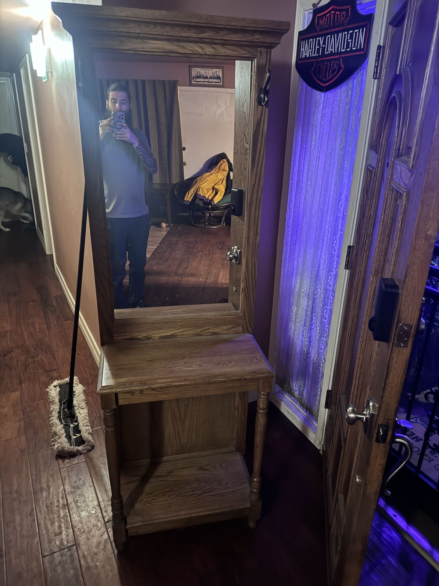 Entryway Mirror Coat Hanger